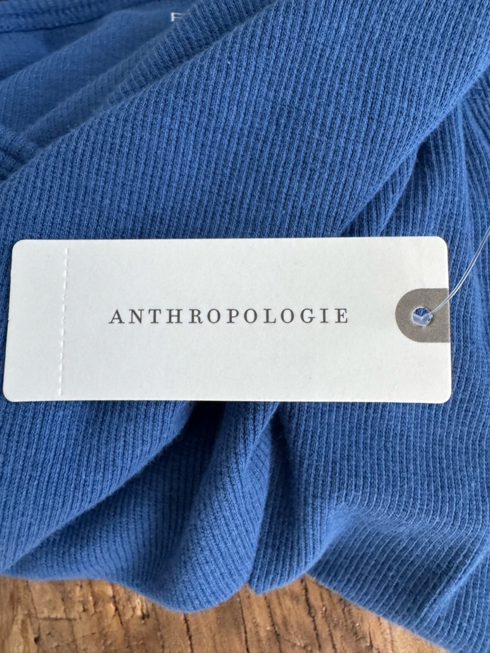 NWT Pilcro Short Sleeve Envelope Tee ~ Large Blue - Picture 4 of 5